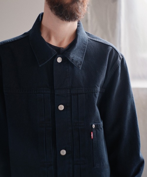 Levi's（リーバイス） デニムジャケット gジャン PREMIUM BLACK TYPE 1