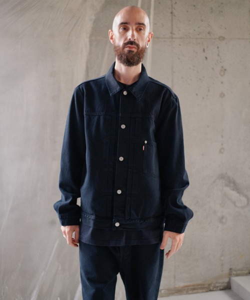 Levi's（リーバイス） デニムジャケット gジャン PREMIUM BLACK TYPE 1