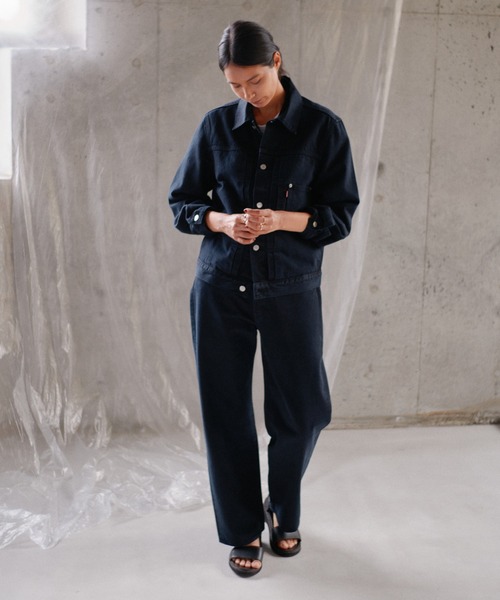 Levi's（リーバイス） デニムジャケット gジャン PREMIUM BLACK TYPE 1