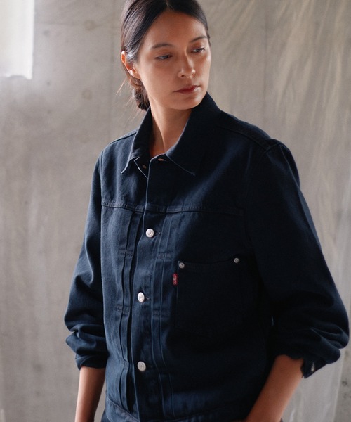 Levi's（リーバイス） デニムジャケット gジャン PREMIUM BLACK TYPE 1