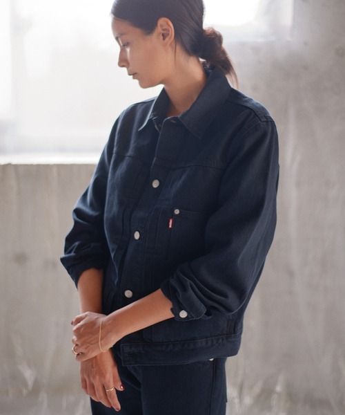 Levi's（リーバイス） デニムジャケット gジャン PREMIUM BLACK TYPE 1