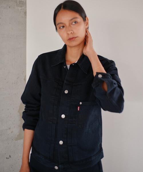 Levi's（リーバイス） デニムジャケット gジャン PREMIUM BLACK TYPE 1
