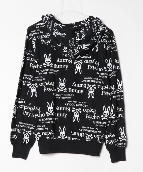 「Psycho Bunny」 ジップアップパーカー - ブラック メンズ_画像2