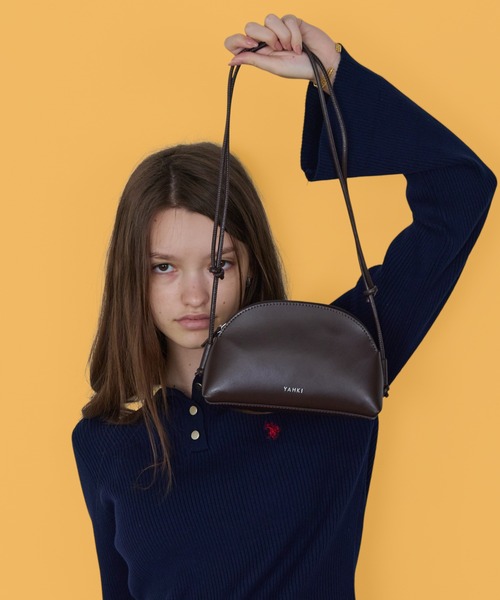 YAHKI（ヤーキ） ショルダーバッグ バッグ CROSSBODY BAG_PURSIMMON