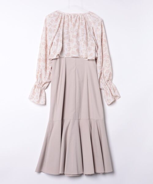 「ASTORIA ODIER」 キャミソールワンピース MEDIUM ベージュ レディース_画像6