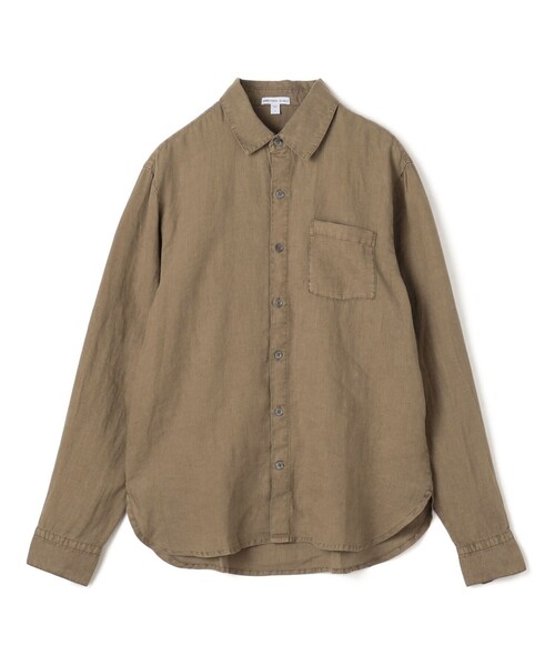 「JAMES PERSE」 長袖シャツ - ベージュ メンズ_画像3