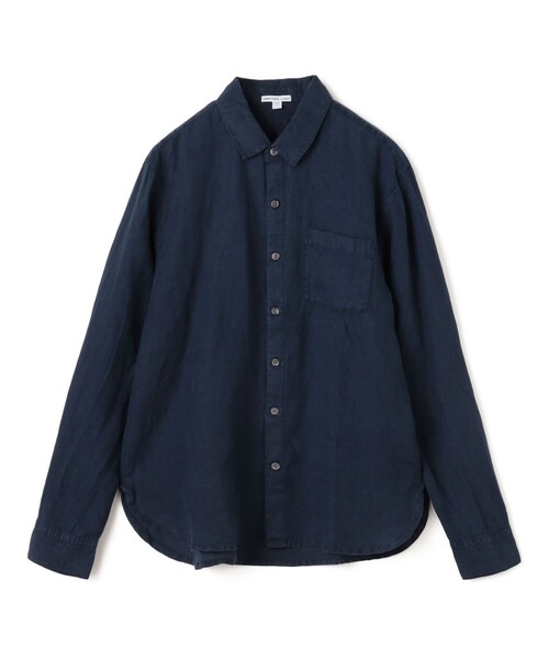 「JAMES PERSE」 長袖シャツ - ベージュ メンズ_画像6