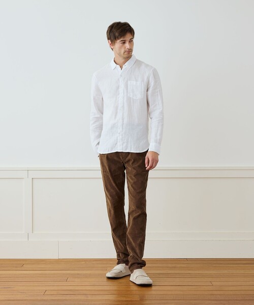 「JAMES PERSE」 長袖シャツ - ベージュ メンズ_画像7