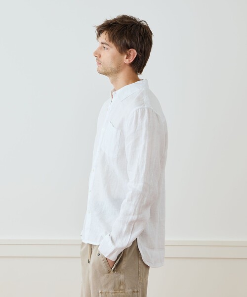 「JAMES PERSE」 長袖シャツ - ベージュ メンズ_画像10