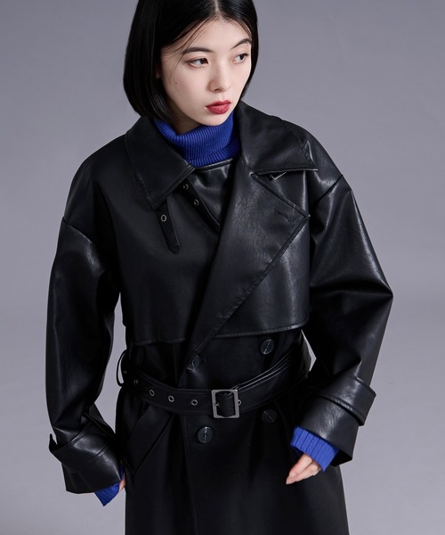 Ellno Loset（エルノロゼット） トレンチコート コート 2wayスタンド