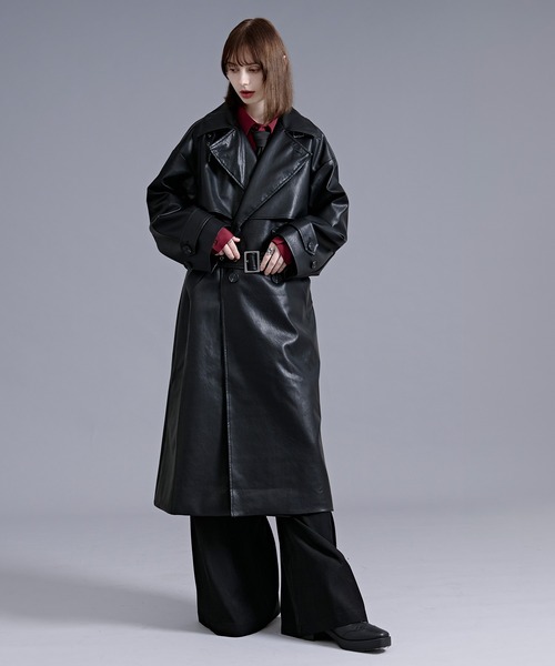 Ellno Loset（エルノロゼット） トレンチコート コート 2wayスタンド