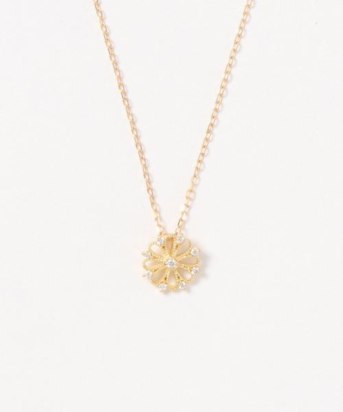 高評価定番 ネックレス K18ダイヤフラワーネックレス ZOZOTOWN PayPayモール店 - 通販 - PayPayモール お得限定品