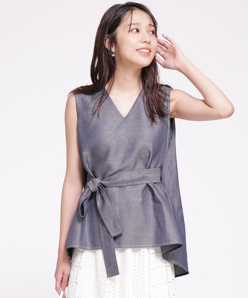 シャツ ブラウス Vネックノースリーブブラウス Zozotown Paypayモール店 通販 Paypayモール