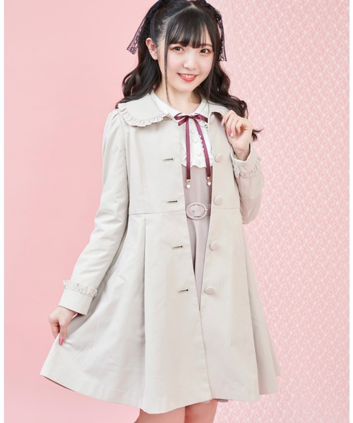 値引 アウター バッスルスプリングコート 人気ブランドを Brivanbiotech Com