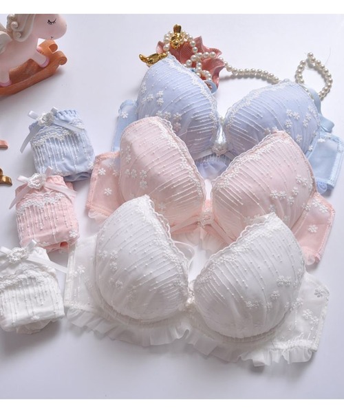Lace Ladies（レースレディース） ブラジャー ショーツセット 小花