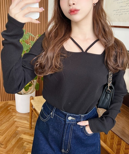 moment+ tシャツ 「累計販売数1万枚突破！」T/Cカットテレコリブ前後