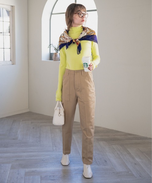 ANGIE ニット セーター タートルネックニット レディース : ZOZOTOWN