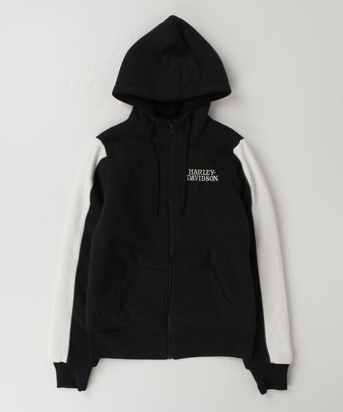 Harley-Davidson Willie G(TM) パーカー Women's Willie G Skull Tie Sleeve Hoodie | Harley-Davidson USA