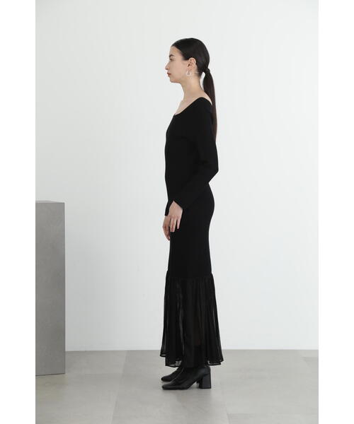 JILL STUART（ジルスチュアート） ワンピース プリーツヘムニット