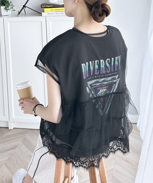 Java tシャツ 「Javaジャバコラボ」チュールレイヤード