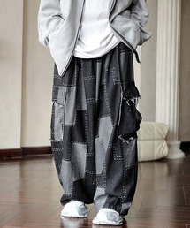 ジーンズ 「FVLMEN」remake patch work stitch cut off fringe pocket cargo denim/リメイ｜ZOZOTOWN Yahoo!店