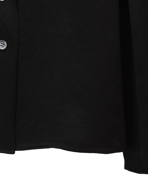 CLANE ブラウス シャツ 「CLANE/クラネ」TAILORED SATIN SHIRT