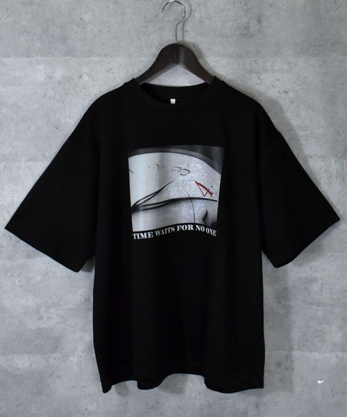 Anytime Songs tシャツ ダンボールニット クルーネック転写