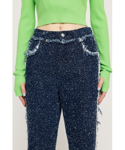 SLY（スライ） ジーンズ デニム デニムパンツ GRAIN TWEED JW PT-BE