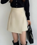 パンツ ラップスカート風ショートパンツ レディースの詳細画像5