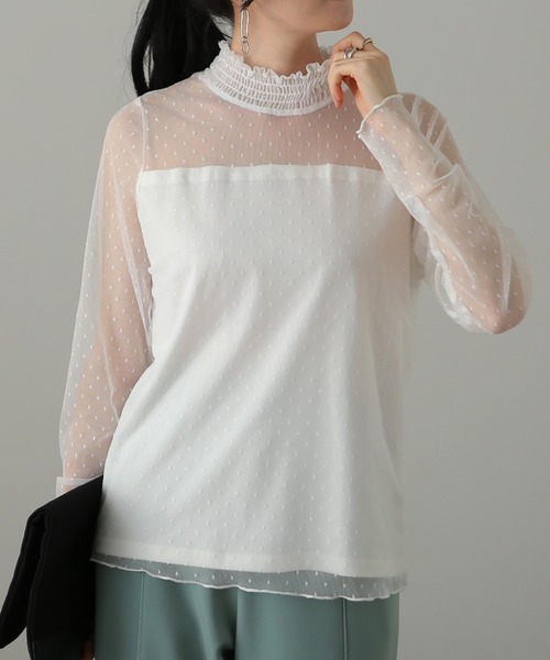 ZOE シースルートップス 即購入可 ZOE シースルートップス シースルースキントップス（Tシャツ