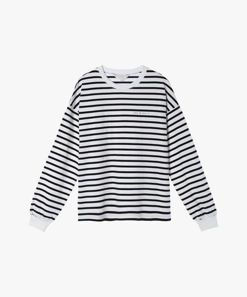 トップス archive agnes b. border long sleeve tee To b. by agnes tシャツ WEB限定 ボーダーロングスリーブプル