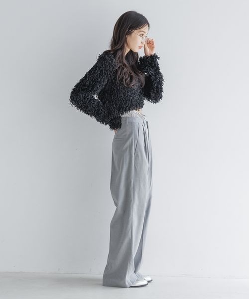 LOWRYS FARM（ローリーズファーム） スラックス パンツ TRダブル