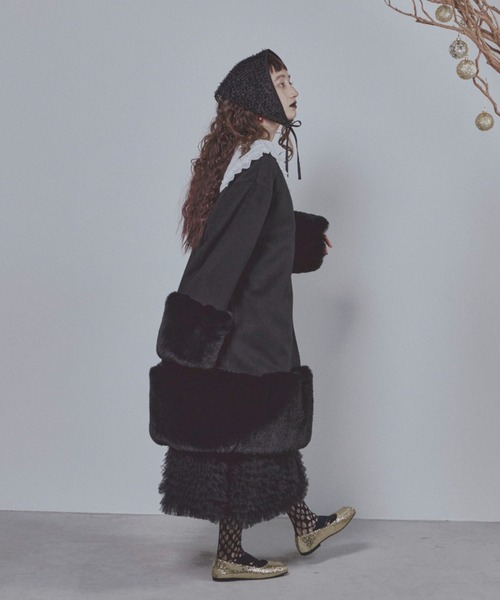 manana suerte（マニャーナスエルテ） ノーカラーコート コート