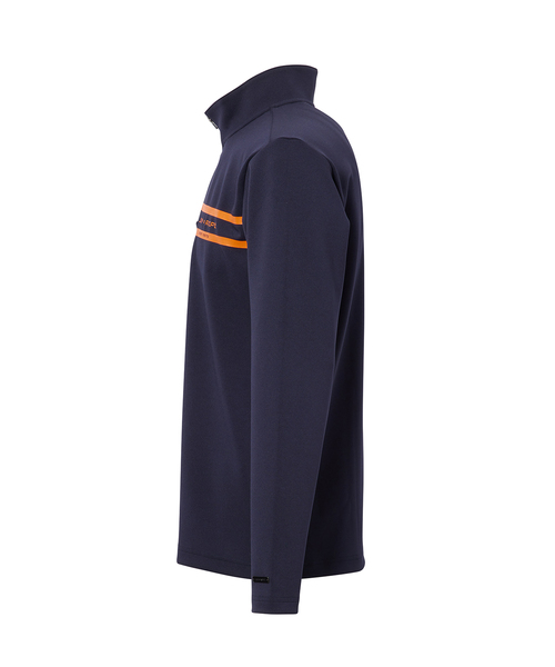 JUN&ROPE'（ジュンアンドロペ） tシャツ ライン使い長袖ハーフジップ