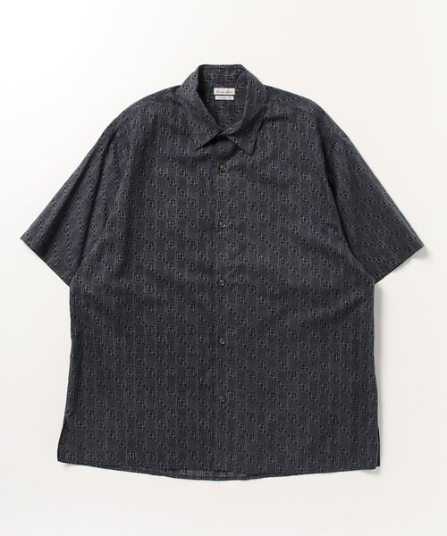 STEVEN ALAN 「Steven Alan」 半袖シャツ L ネイビー メンズ 