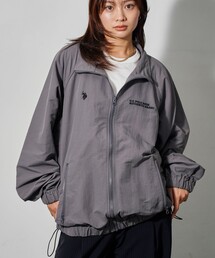 USPA ネイビー ジップアップジャケット2L U.S. POLO ASSN. ナイロンジャケット ASSN./ユーエスポロアッ