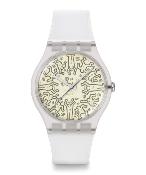 スウォッチ 腕時計 ウォッチ クォーツ カレンダー付き 白文字盤 シルバー色 Swatch（スウォッチ） 腕時計 FROM THE ARCHIVE レディース メンズ