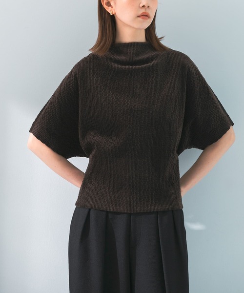 ブラウス シャツ le　CORDUROY TIE BLOUSE レディース