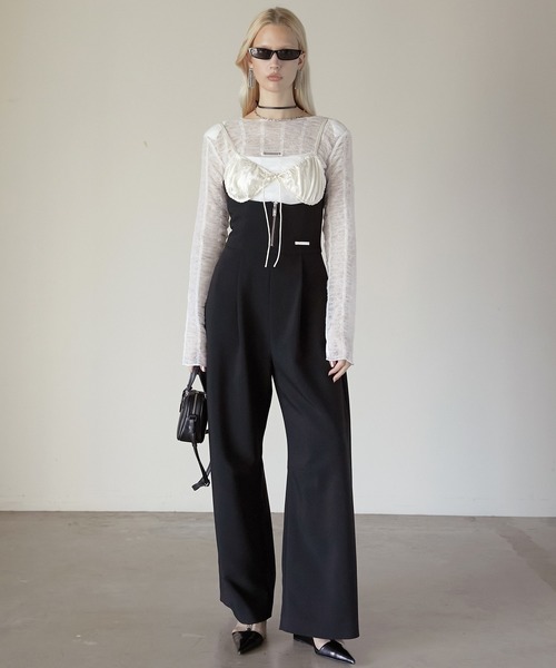 PRANK PROJECT シャーリングレイヤードチュールトップ