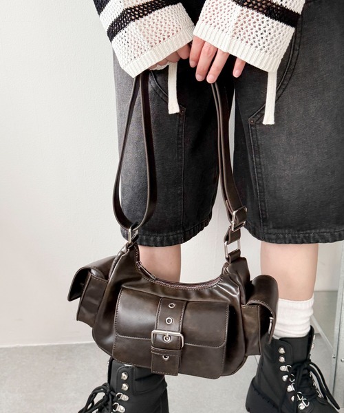 【2５P】 新作ヘビロテ決定♡ウエストバッグ WEGO ショルダーバッグ バッグ WEGO/「25年春夏新作」ハトメ