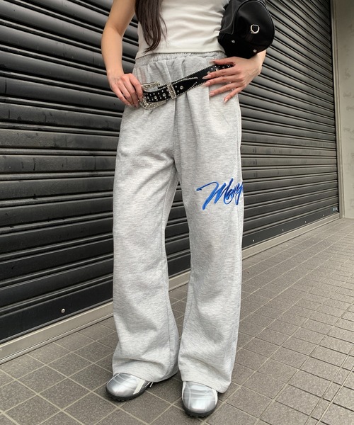alwaysスウェットパンツ初期刺繍ロゴ　ftiパーカー スウェットパンツ ジャージ レディース メンズ : ZOZOTOWN Yahoo!店