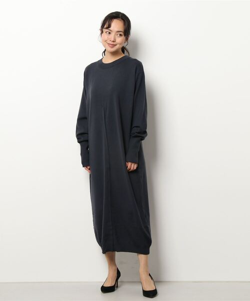 「MJUKA.」 ニットワンピース FREE グレー レディース_画像2