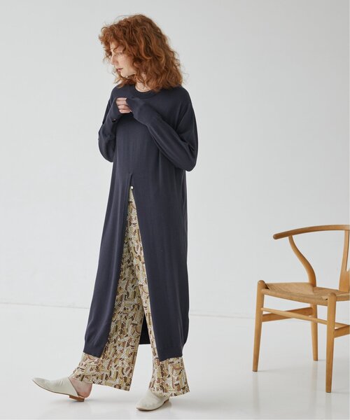 「MJUKA.」 ニットワンピース FREE グレー レディース_画像4