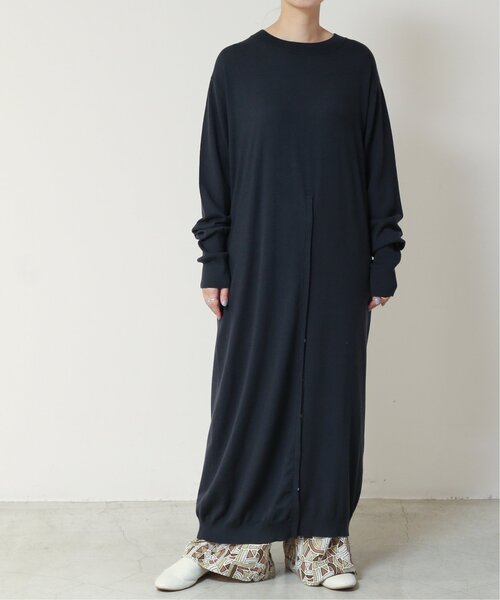 「MJUKA.」 ニットワンピース FREE グレー レディース_画像5