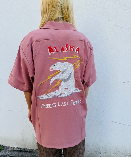 HOUSTON シャツ / SOUVENIR SHIRT（ALASKA） 41183 メンズ