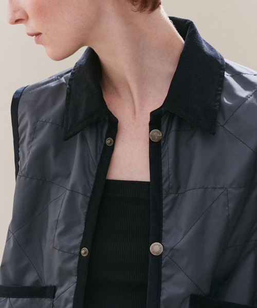 ベスト ジレ Unwadded Cropped Raydon Gilet Womens / アンワディッド クロップド レイドン ジレ ウィメンズ レ Unwadded Cropped Raydon Gilet Womens / アンワディッド