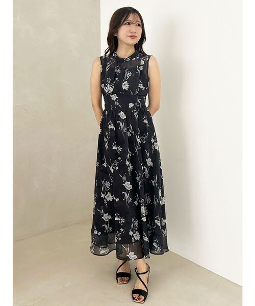 花柄レース♡【 Dior 】ワンピース Dior】ディオール 花柄 レース ロング ワンピース ワンピース
