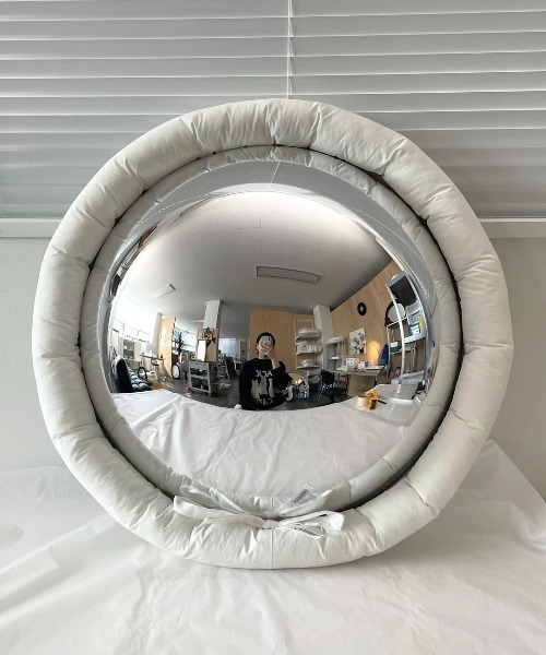 MIHOMIDU 鏡 「MIHOMIDU/ミホミドゥ」フィッシュアイクッションミラー