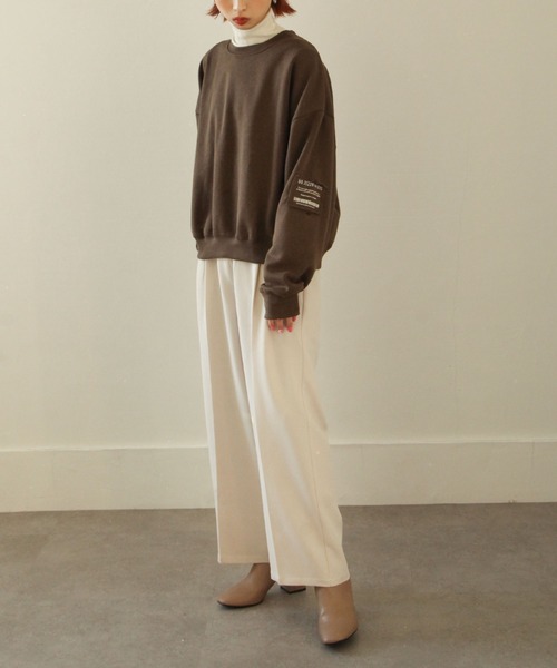 [Chillfar] тренировочный cut and sewn LARGE слоновая кость женский 