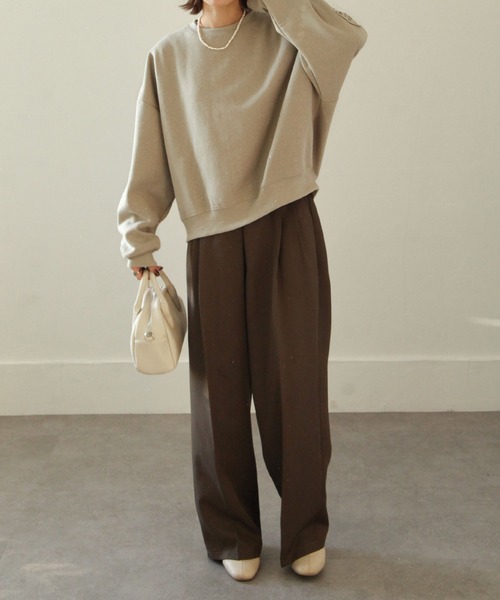 [Chillfar] тренировочный cut and sewn LARGE слоновая кость женский 